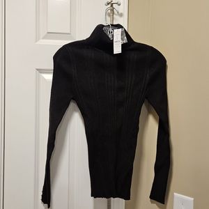 NWT White House Black Market sz S black sweater